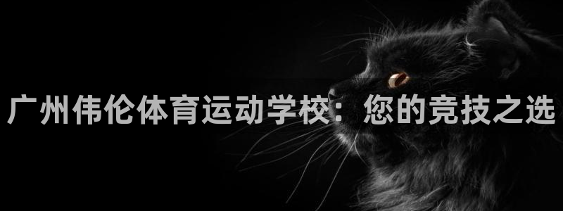 杏耀平台下载：广州伟伦体育运动学校：您的竞技之选